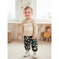 thumbnail image 3 of Loicainy Toddler Kids Boy Camouflage Outfit 12 18 24 Months 2T 3T 4T 5T 6T Letter Print Long Sleeve Sweatshirt Cargo Pants 2 Piece Clothes Set, 3 of 9