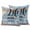 Blue Brown, variant on Turquoise Beach Outdoor Pillow Covers 26x26 Set of 2,Waterproof Patio Throw Pillowcase Protectors,Coastal Starfish Retro Wooden Plank Decorative Pillow Shams Cushion Covers for Seat Bed Couch Sofa