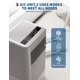 thumbnail image 5 of 8000 btu portable air conditioner con 3 speeds y sleep mode - 3-in-1 cooling ac para room, standing o ventless floor use, 5 of 7