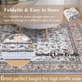 thumbnail image 6 of Wondo Bohemian Machine Washable Area Rug for Living Room, Brown, 8' x 10', 6 of 7