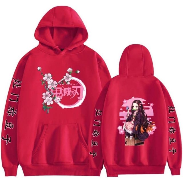 NBYS Sweat à Capuche Graphique Anime Unisexe, Pull-Over Original