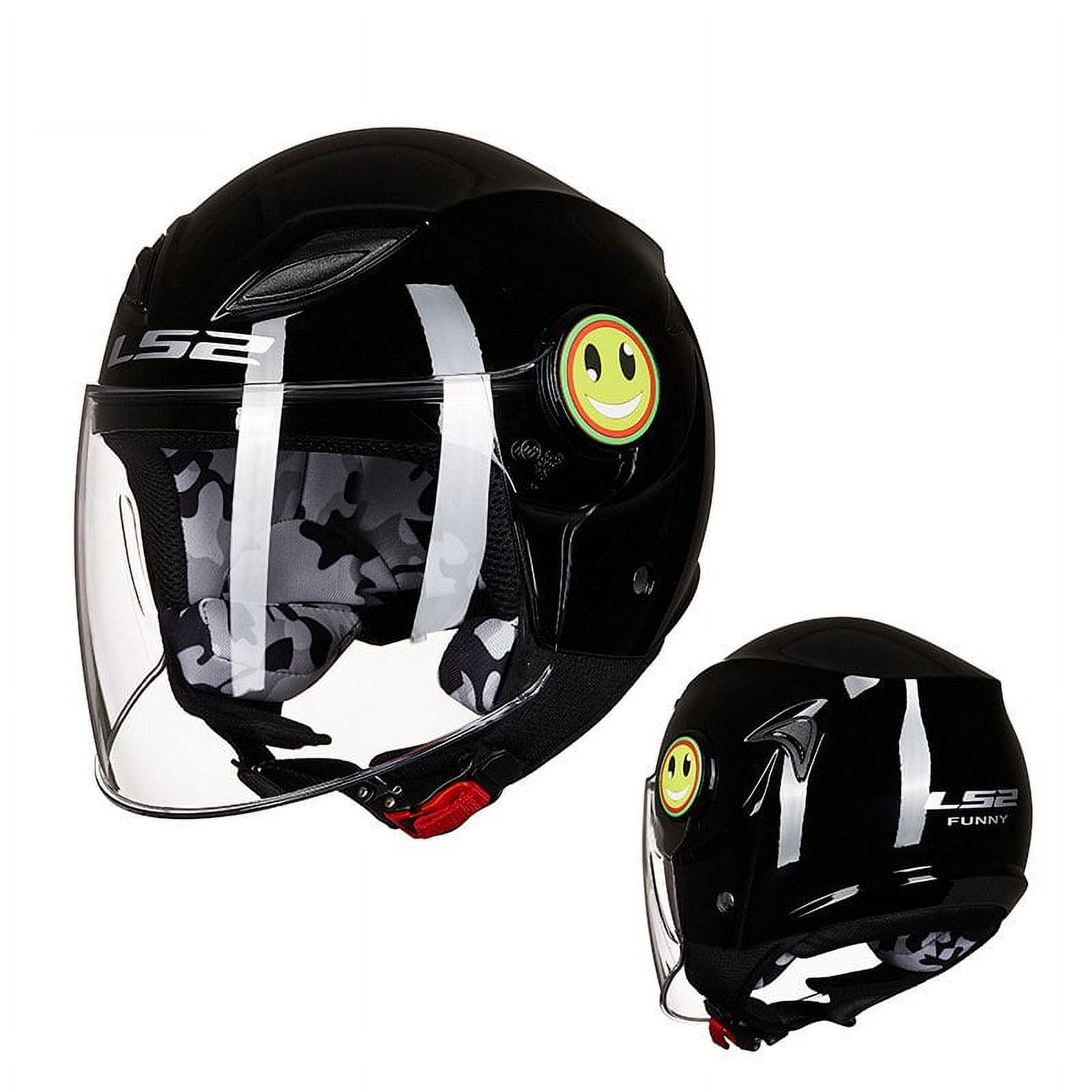 EIMELI LS2 Motorcycle Helmet Men and Women Kids Karting Battery