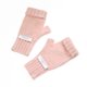 thumbnail image 2 of Guantes de punto de otoño e invierno para mujer, guantes de lana con pantalla táctil de medio dedo, gruesos y cálidos con forro polar para exteriores, 2 of 6