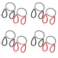 thumbnail image 1 of 8 Pcs PVC Pipe Cable Saw Stainless Steel Wire Saw Hand Pocket String Rope Saw Emergency Survival Wire Saw Cutting Tool,8 x stainless steel wire cutters,Red&Black, 1 of 6