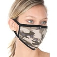 thumbnail image 3 of Camouflage Print Fashion Washable Adults Unisex One Size Face Covering Mask - Dusty Camouflage, 3 of 3