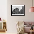 thumbnail image 3 of Historic Framed Print, Federal Building,. Broadway and Park Row, [New York City. Post Office and Court House], 17-7/8" x 21-7/8", 3 of 9