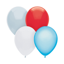 9" Red/White/Blue Balloons, 20 Count, by Way To Celebrate