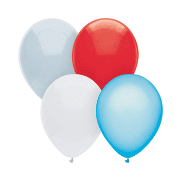 9" Red/White/Blue Balloons, 20 Count, by Way To Celebrate