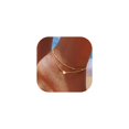 thumbnail image 1 of Pulsera de tobillo Chic Silver chapada en oro con iniciales en forma de corazón, 1 of 9