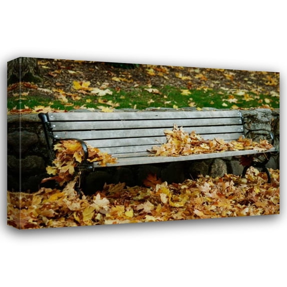 Vitaly Geyman 32x23 Gallery Wrapped Canvas Wall Art Titled - Autumn Paradise II