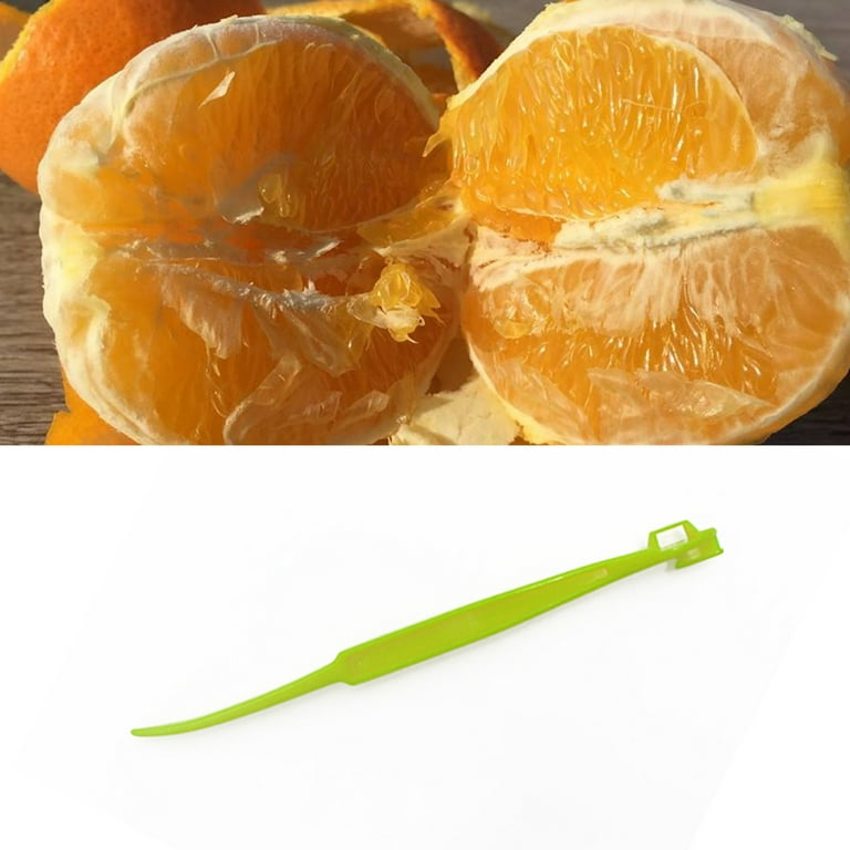 Leaveforme 4pcs Orange Peeler Tools Plastic Orange Peeler Citrus Remover Easy Open Citrus Lemon Citrus Peel Cutter Vegetable Slicer Fruit Tools