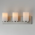 thumbnail image 6 of Lateral 3 - Light Satin Nickel/Silver Transitional Incandescent Glass And Steel Wall Sconce, 6 of 7