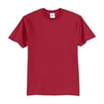 thumbnail image 4 of Port & Company Men's Comfortable Short Sleeve Tall Core Blend T-Shirt Red 2XLT, 4 of 5