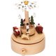 thumbnail image 1 of Caja de música de madera Elk Navidad Copo de nieve Decoración Caja de música personalizada Niños y niñas Rotación Artesanía JAMW  Sencillez, 1 of 5