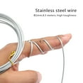 thumbnail image 2 of Fishing Stringer with 10 Stainless Steel Snaps Fishing Lock Buckle Fish Lock Belt Fishing Stringer Ropes Fish Wire Rope Lock with Float and Plastic Handle Fishing Tools, 2 of 8