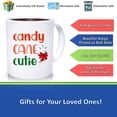thumbnail image 2 of Candy Cane Cutie Mug For Everyone Ceramic Coffee Mug 11oz, Ceramic Novelty Coffee Mug, Tea Cup, Gift Present For Birthday, Christmas Thanksgiving Festival, 11oz, 2 of 2