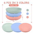 thumbnail image 7 of 6-Pieces Whisker Fatigue Cat Bowl - 5.5 Inch Shallow Food Dish Wide Wet Feeding Bowls, PET Plate for Kittens, 7 of 7