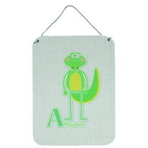 Alphabet A for Alligator Wall or Door Hanging Prints