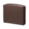 thumbnail image 1 of Boss BRS1RA-BB Bomber  Sectional Sofa Right Arm- Brown, 1 of 2