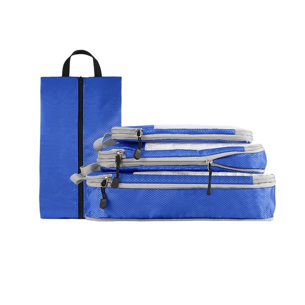 Bolsas Organizadoras de Equipaje Portátiles mayimx 4 Piezas Azul