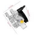 thumbnail image 4 of Bomba de dirección asistida de aleación de aluminio de metal aluminio 571002D100 para Hyundai Elantra Tiburon 2.0L 2001-2008 Unbranded QC23293, 4 of 8