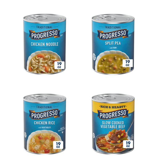 Progresso 8-Flavor Soup Pack – A Convenient & Hearty Assortment of Delicious Soups