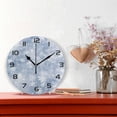 thumbnail image 2 of Wall Clock Snowflakes 10 Inch Silent Non Ticking Quality Quartz Battery Operated Digital Round Easy to Read for Home Office Kitchen Home Decor, 2 of 7