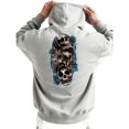 thumbnail image 6 of Men's sweatshirt, skull and rose print, autumn and winter hoodie, 6 of 7