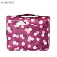thumbnail image 5 of Bad Piggies Hanging Makeup Cosmetic Waterproof Portable Travel Toiletry Tidy Organizer Bag, Purple, 5 of 7