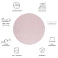 thumbnail image 5 of Safavieh Courtyard Teodor Geometric Indoor/Outdoor Area Rug, Pink, 6'7" x 6'7" Round, 5 of 9