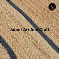 thumbnail image 4 of Jaipur Art And Craft Decorative Hand Braided Rectangle Jute Bohemian Scallop Area Rug (9x10 Sq ft), 4 of 6