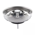 thumbnail image 1 of Colador de fregadero,Tapón de colador de acero inoxidable para fregadero de cocina,Tapón de desagüe Filtro de lavabo Desagüe del lavabo del baño,Accesorios para coladores y tapones de, 1 of 8