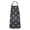 Dark Blue Football, variant on Dark Blue Football Repeat Pattern Apron-Garden Aprons for Women with Pockets-Cotton Linen Waterproof Kitchen Cooking Gardening Aprons Adjustable for Kitchen,Cooking,BBQ and Salon 33x27 Inch