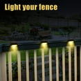 thumbnail image 4 of OriginalSourcing Solar Deck Lights Solar Step Lights Waterproof Led Solar Stair Lights 4PCS Holiday Outdoor Christmas Decorations, 4 of 8