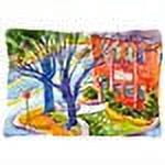 Carolines Treasures 6057PW1216 Harbour Decorative Canvas Fabric Pillow 12H x16W multicolor