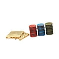 thumbnail image 1 of arctrm 3 Pieces 1:64 Scale Oil Barrel Model Crafts Collection Diorama Decoration with 2, 1 of 9