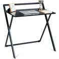 thumbnail image 1 of Costway Folding Computer Desk PC Laptop Table Study Workstation Wood Top Metal Frame New, 1 of 10