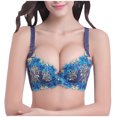thumbnail image 2 of Bordado de moda para mujer Cómodo Push Up Hollow Out Bra Ropa interior Fridja nalpqowj7374, 2 of 4