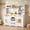 White & Gold, variant on Reasea Play Kitchen for Kids, Wooden Kids Kitchen Playset with Realistic Lights & Sounds, Toy Kitchen Set with Smart Storage & Fun Accessories, Gift for Ages 3+, Pink