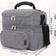 thumbnail image 4 of Bolsa Térmica para Almuerzo FlowFly Doble Capa Aislada para Adultos Gris, 4 of 8