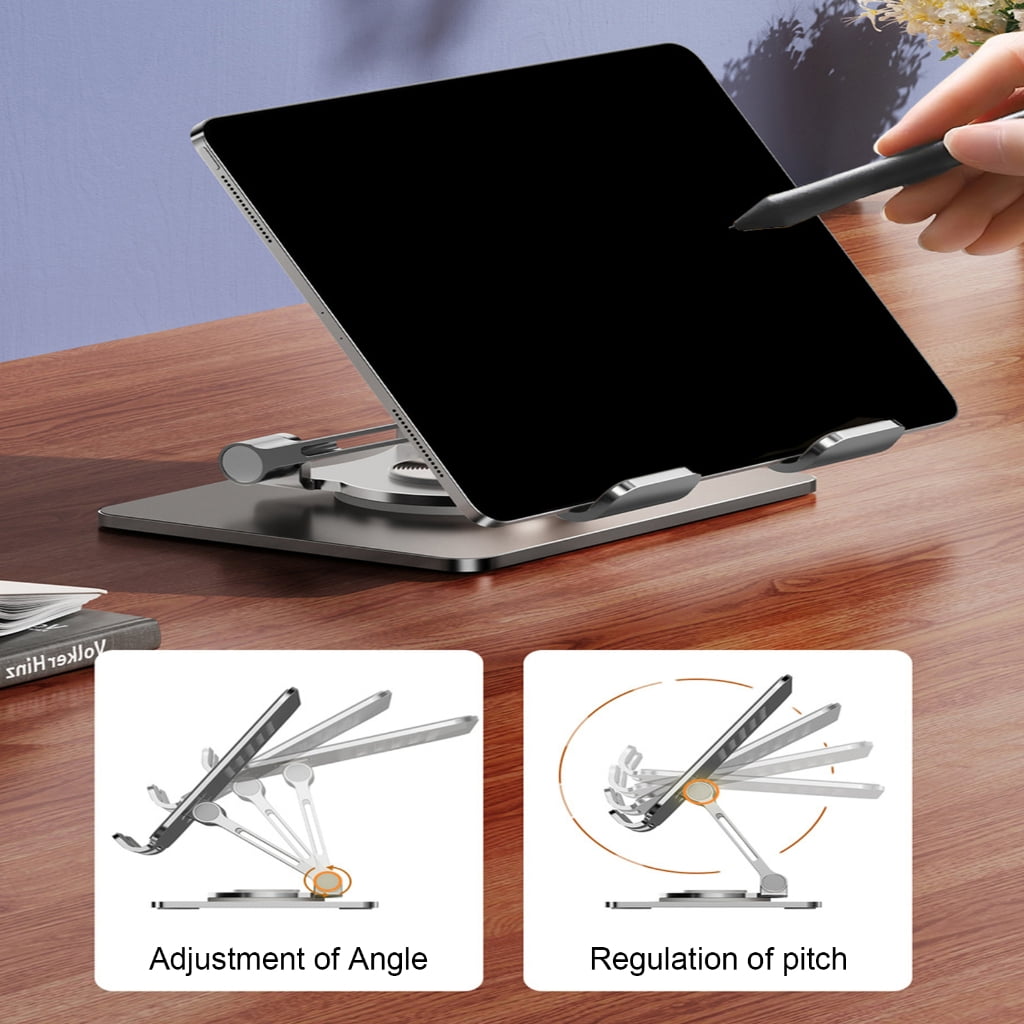 Laptop Stand Desk Adjustable Height 360 Degree Rotatable Laptop Rack Desk