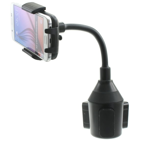 Car Mount Cup Holder for Samsung Galaxy A15 5G/A25 5G/A34 5G/A35 5G/A54 5G/A55 5G - Swivel Cradle Dock Gooseneck Stand