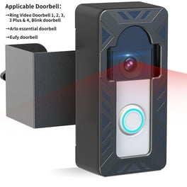 Video Ring Doorbell Holder for Apartment Door, No-Drill, Anti