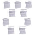 thumbnail image 3 of 18 Piezas Entrelazado Gimnasio Ejercicio Jugar Floor Foam Tiles Mats Gray Sunnimix Almohadilla de espuma entrelazada, 3 of 8