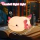 thumbnail image 5 of Luz nocturna de silicona Okiyid Axolotl para niños, recargable, 5 of 9