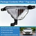 thumbnail image 3 of Fog Lamp Light Assembly for 2019-2020 92302F2510 92301F2510, 3 of 4