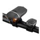 thumbnail image 1 of Luz para bicicleta recargable, delantera y trasera, 350 lúmenes, luz delantera y trasera, timbre, resistente al agua, compatible con todo tipo de bicicletas, híbridas y de carretera (negra), 1 of 5