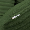 thumbnail image 4 of Jopath Compressed Chaise Lounge Foam Sofa bed, Fluffy Corduroy Upholstered Cloud Couch with Deep Seatfor Living Room Bedroom Apartment Green, 4 of 9