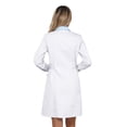 thumbnail image 3 of TiaoBug Women's Nurse Dress Cosplay Uniform Lab Coat Doctor Medical Outerwear White Peaked Lapel M, 3 of 7