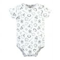 thumbnail image 4 of Hudson Baby Short Sleeve Bodysuits, 5-Pack, Newborn- 24 Months, 4 of 7